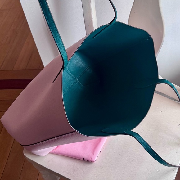 KATE SPADE NEW YORK Leather Colada Pineapple Tote Shoulder Bag with accessories - Picture 3 of 13